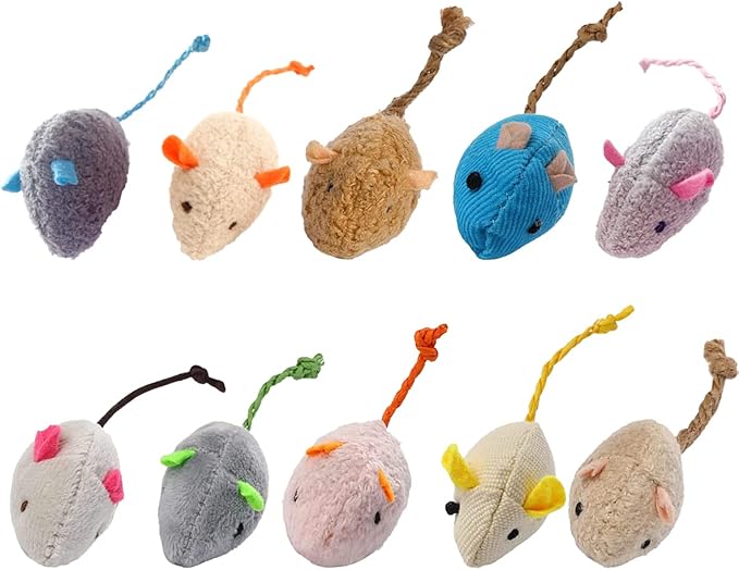 SmartyCat Furry Catnip Mice 6-Pack