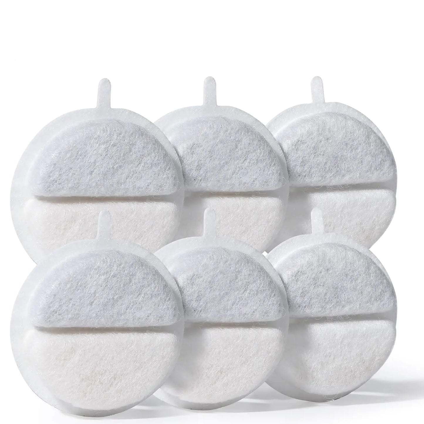 FEELNEEDY 6-Pack Cat Water Fountain & Pump Filter Sponges Replacement